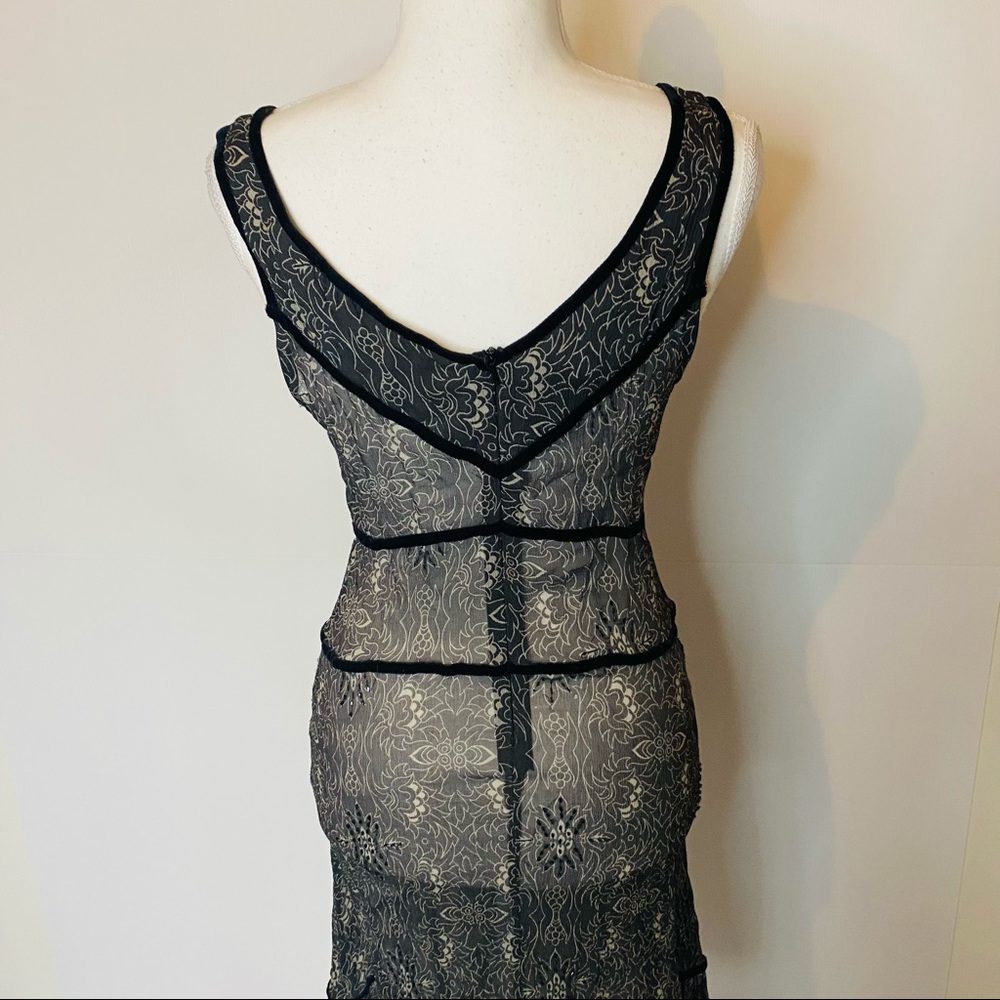 Alannah Hill Size 12 Sheer Midi Dress 100% SILK - Picture 7 of 13